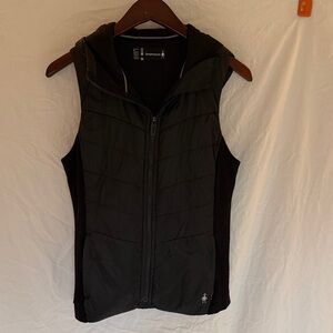 Smartwool Black Down Puffer Vest Size S Packable Insulated